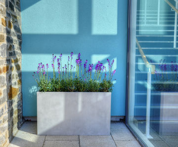Bespoke aluminium planters