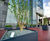 Large bespoke powder coated steel trough & tree planters 1