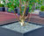 Large bespoke powder coated steel trough & tree planters 5