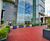 Large bespoke powder coated steel trough & tree planters 8