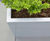 Bespoke steel planters for investment company terrace 9