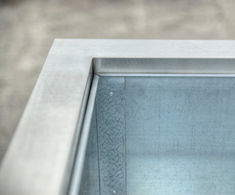 Bespoke stainless steel tree planters – Havering