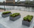 Planters for commercial office landscape, Salford Quays 1