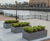 Planters for commercial office landscape, Salford Quays 6