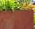 Bespoke corten steel planters, RBGE show garden 5