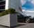 Bespoke movable steel planters for Porsche forecourt 0