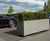 Bespoke movable steel planters for Porsche forecourt 1