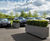 Bespoke movable steel planters for Porsche forecourt 2