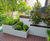 Bespoke modular planters for small intimate garden 0