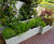 Bespoke modular planters for small intimate garden 1