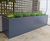Bespoke modular planters for small intimate garden 10