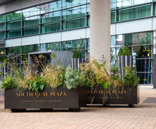 Bespoke planters, South Quay Plaza development