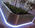 Bespoke stainless steel tree planters, college hospital 3