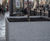 Large, granite-clad steel planters for streetscape 4