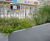 Bespoke powder-coated steel planters for transport hub 4