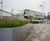 Bespoke powder-coated steel planters for transport hub 8