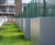 Large bespoke steel planters for residential development 5