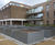 Large bespoke steel planters for residential development 0