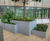 Interior bespoke steel planters for office refurbishment 0