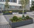 Bespoke steel planters - Channelsea House, Stratford 6