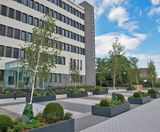 Bespoke steel planters - Channelsea House, Stratford - on this page