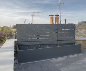 Bespoke steel planters for Peloton Place, Putney