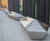 Stainless steel planter-benches for Royal Bank of Canada 1