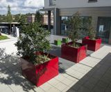 Bespoke steel planters - Hampton by Hilton, Bournemouth - on this page
