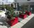 Bespoke steel planters - Hampton by Hilton, Bournemouth 0