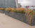 Bespoke zinc planters for London office roof garden 8
