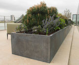 Bespoke zinc planters - on this page
