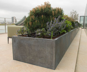 Bespoke zinc planters
