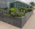 Bespoke zinc planters for London office roof garden 4