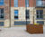 Corten steel planters for residential development, York 7