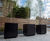 Bespoke steel planters, Edinburgh's largest office block 11