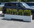 Bespoke movable steel planters for new car dealership 6