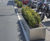 Bespoke movable steel planters for new car dealership 10