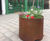 Corten steel street planters for Edinburgh Council 1