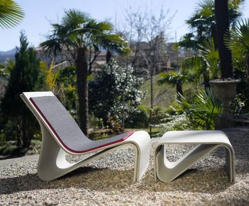 SPONECK fibre reinforced cement (FRC) chair and table