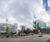 Movable steel planters for landmark urban development 4