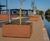 Corten steel street furniture package for Tyseley Wharf 5