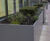 Bespoke steel planters - No 1 Spinningfields, Manchester 6