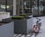 Bespoke steel planters - No 1 Spinningfields, Manchester 1