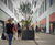 Bespoke aluminium tree planters for retail expansion 6