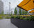 Bespoke steel planters for restaurant in Embassy Gardens 6