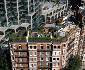 Planters for residents' group roof terrace - Westminster