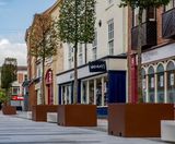 Bespoke tree planters for public realm improvements - on this page