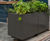 Aluminium large street planters - Motcomb St, London 4