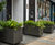 Aluminium large street planters - Motcomb St, London 0