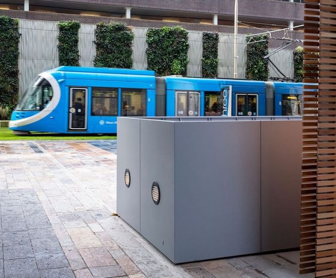 Bespoke steel planters for prestigious development